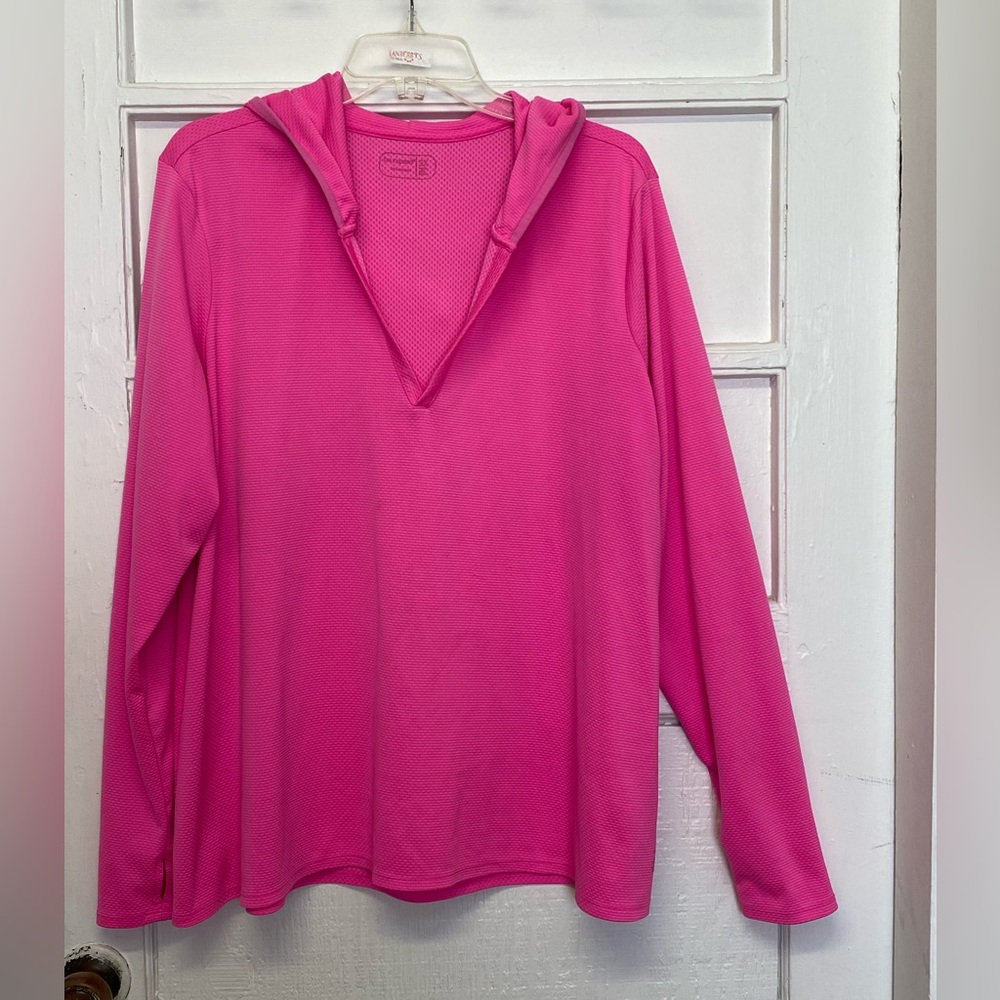 Be inspired hot pink women's lightweight pullover hoodie Size 2X valentines